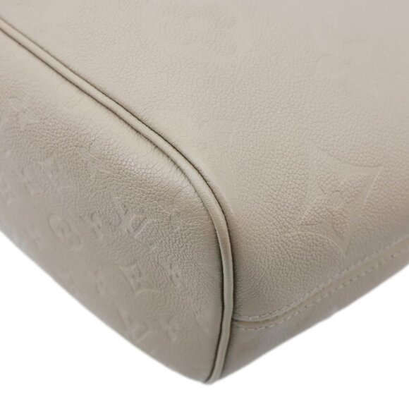 Louis Vuitton Neverfull MM Empreinte Leather Tote Shoulder Bag Beige - Picture 8 of 11